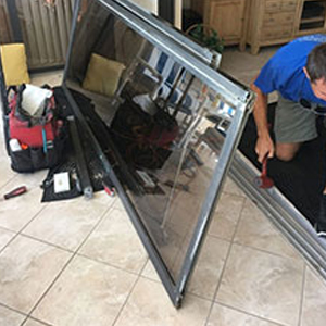 sliding glass door frame repair Cloverdale